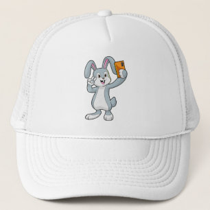 Rabbit with Mobile Trucker Hat
