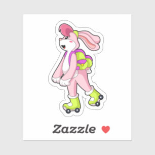 Rabbit with Roller skates