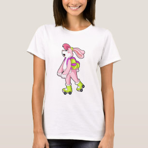 Rabbit with Roller skates T-Shirt