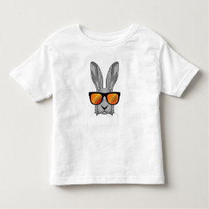 Rabbit with Sunglasses Toddler T-Shirt