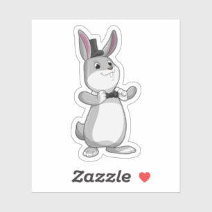 Rabbit with Top hat & Bow tie