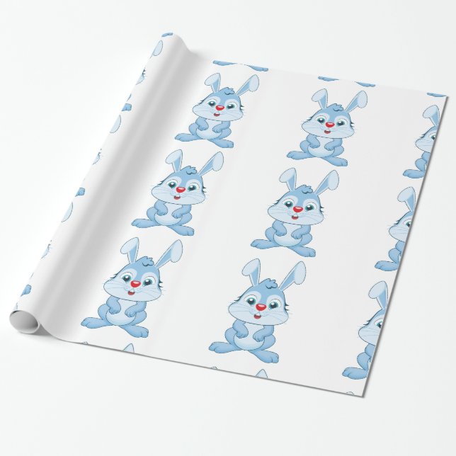 Rabbit Wrapping Paper (Unrolled)
