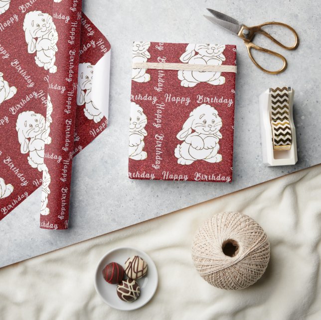 Rabbit Wrapping Paper (Crafts)