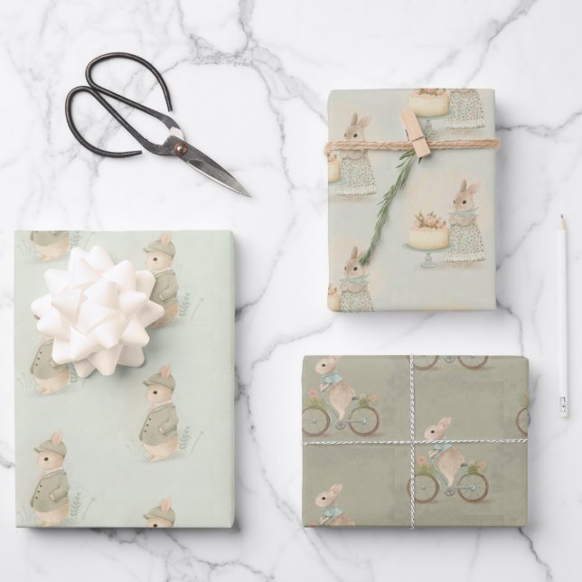 Rabbit Wrapping Paper (Front)
