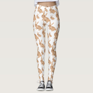 rabbits and hares leggings