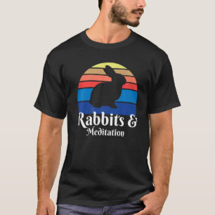 Rabbits And Meditation   T-Shirt