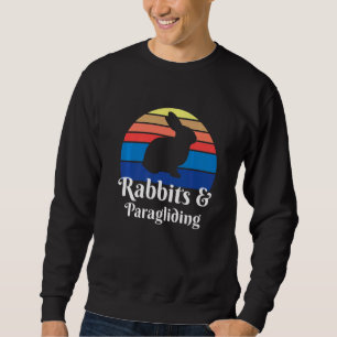Rabbits And Paragliding Premium Sweatshirt