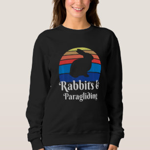 Rabbits And Paragliding Premium Sweatshirt