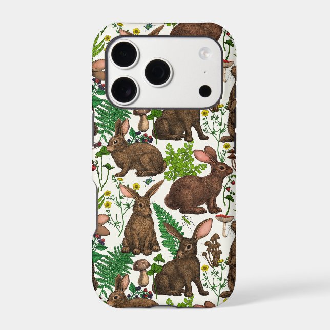 Rabbits and woodland flora 4 (Back)