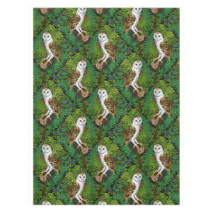 Rabbits and woodland flora Tablecloth
