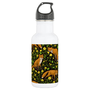 Rabbits and woodland Stainless Steel Water Bottle