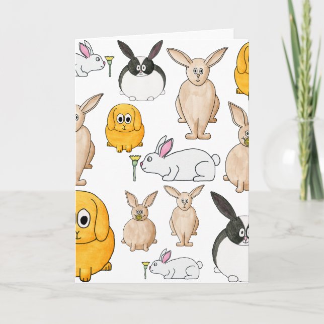 Rabbits. Card (Front)