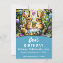Rabbits Garden Birthday Party