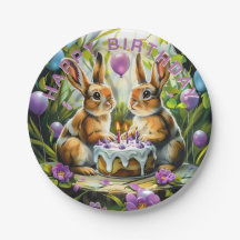 Rabbits Garden Birthday Party