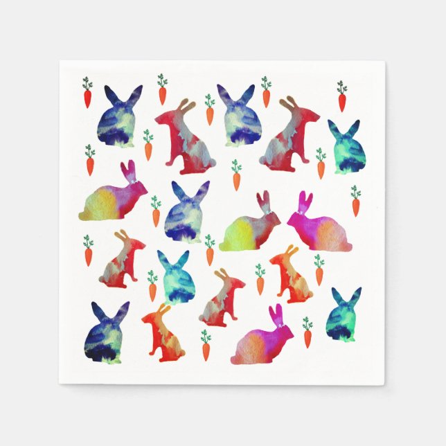 Rabbits Heaven Napkin (Front)