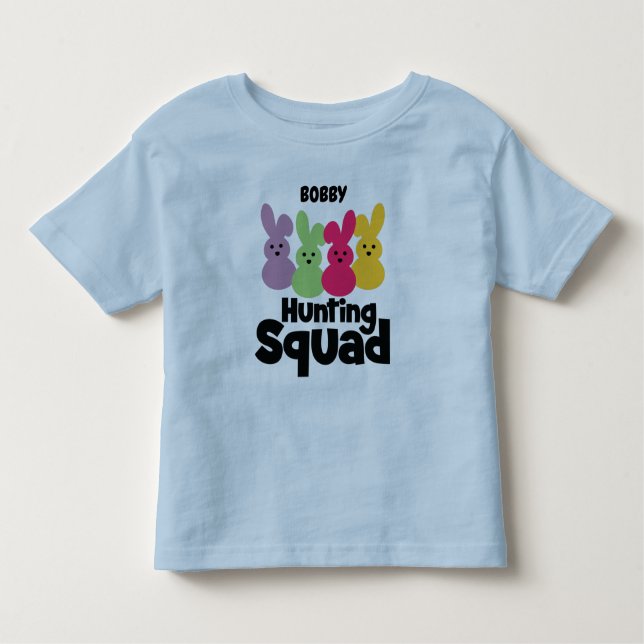 "RABBITS HUNTING SQUAD" PERSONALIZED   TODDLER T-S TODDLER T-Shirt (Front)