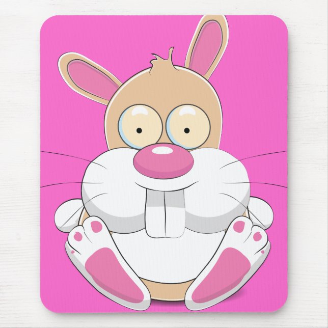 Rabbits  "love Rabbits " "pet Rabbits " "funny Rab Mouse Pad (Front)