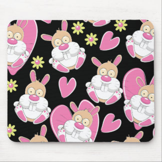 Rabbits "love Rabbits " "pet Rabbits " "funny Rab Mouse Pad