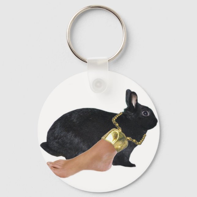 Rabbit's Lucky Human Foot Key Ring (Front)