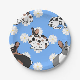 Rabbits Paper Plate