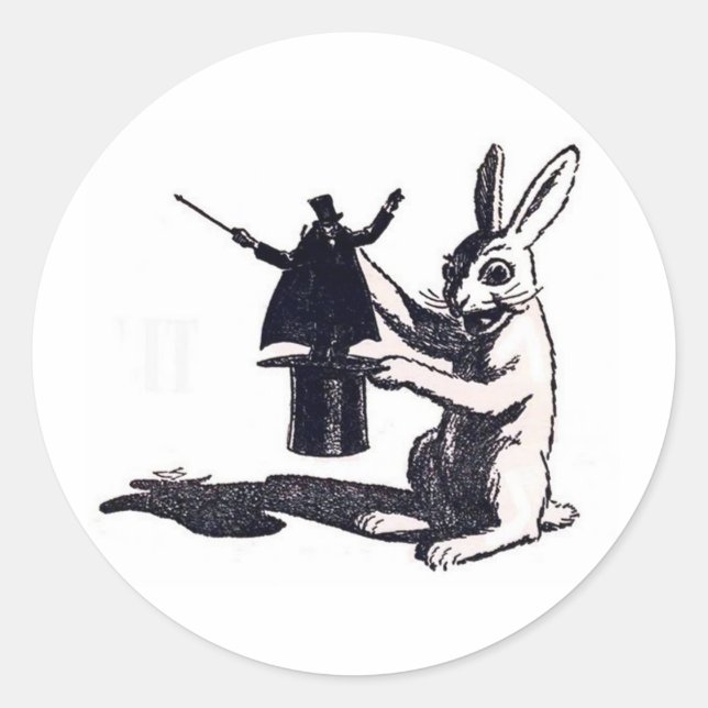 Rabbit's Revenge Classic Round Sticker (Front)