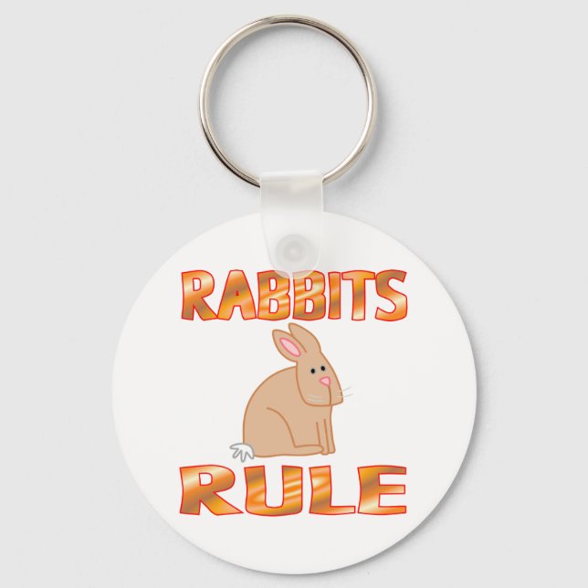 RABBITS RULE KEY RING (Front)
