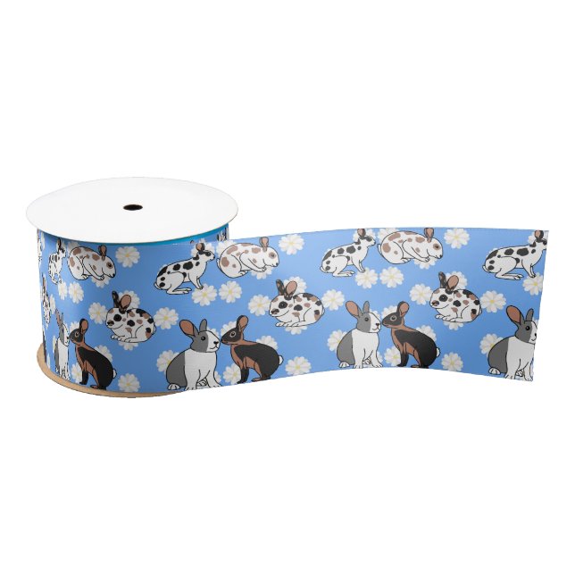 Rabbits Satin Ribbon (Spool)