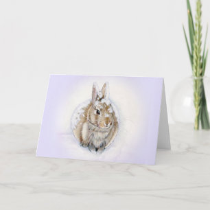 RABBIT'S SNOW DAY CARD