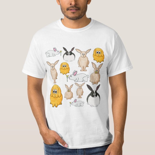 Rabbits. T-Shirt (Front)