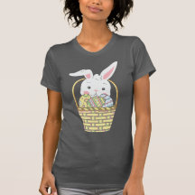 Rabbits T Shirt Design Easter Clothing