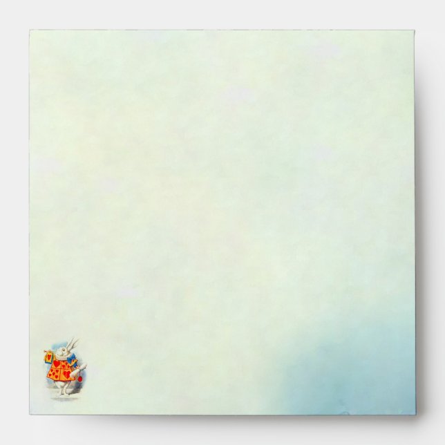 Rabbitt in Alice in Wonderland ~ Envelope (Front)