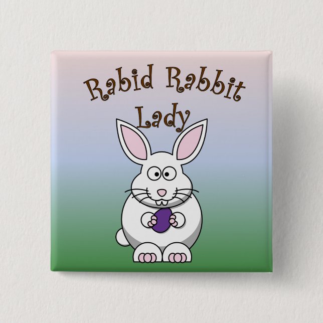 Rabid Rabbit Button 4 (Front)
