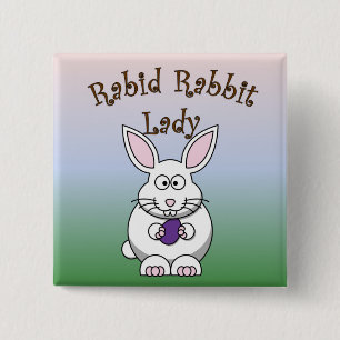 Rabid Rabbit Button 4