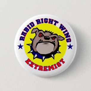 Rabid Right Wing Extremist Button