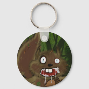 Rabid Squirrel Key Ring