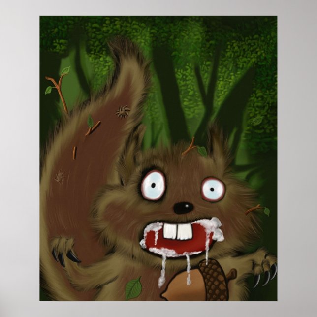 Rabid Squirrel Poster (Front)