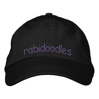 rabidoodles embroidered hat