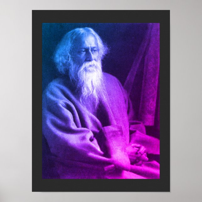 Rabindranath Tagore Poster (Front)