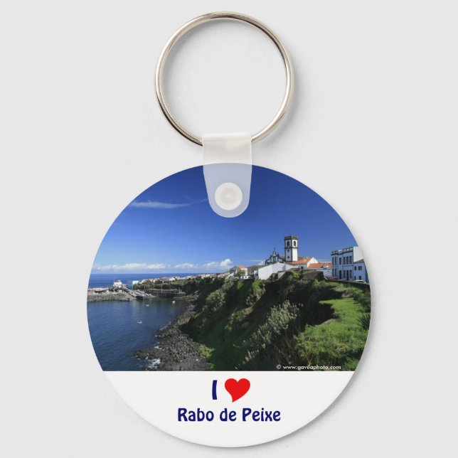 Rabo de Peixe - Azores Key Ring (Front)
