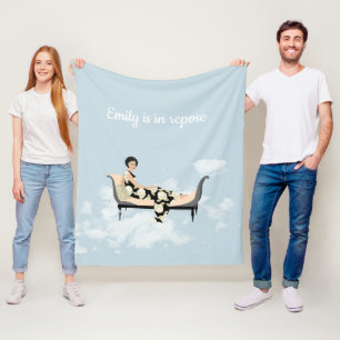 Racamier in the Clouds Fleece Blanket