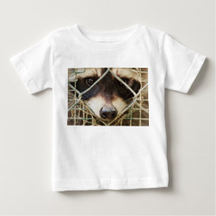 raccon on Toddler Ruffle Tee