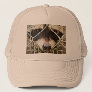 raccon Trucker Hat customizable