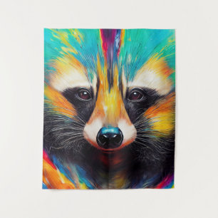 Raccoon  Animal Discovery Adventure Nature Planet  Tapestry