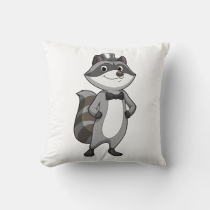 Raccoon as Groom with Tie Cushion