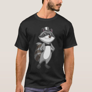 Raccoon as Groom with Tie T-Shirt