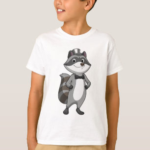 Raccoon as Groom with Tie T-Shirt