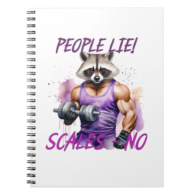 raccoon athlete notebook (Front)