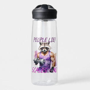 raccoon athlete water bottle