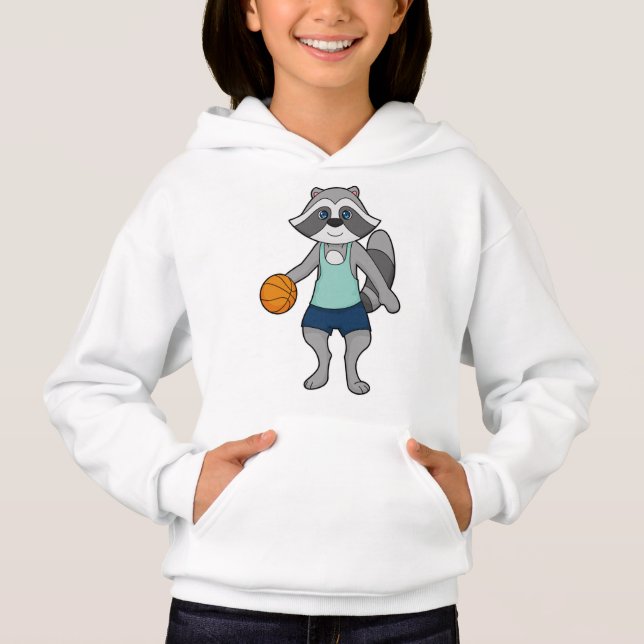 Raccoon Basketball player Basketball (Front)