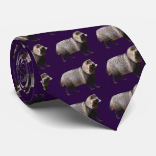 Raccoon dog tie